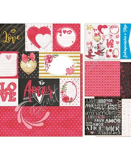 KIT SCRAP DECOR LITOARTE KSD-007 AMOR